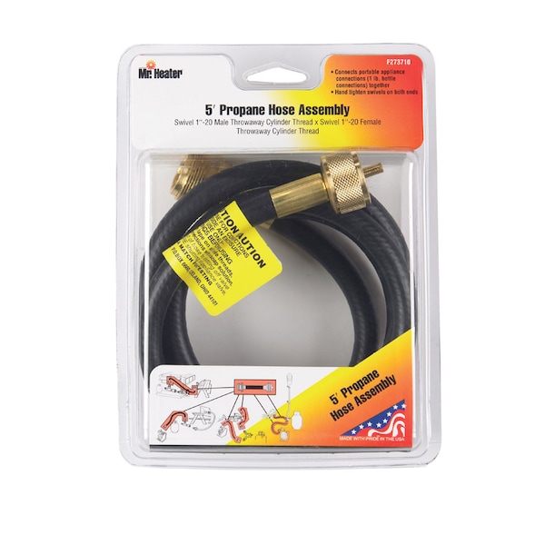 Mr. Heater Hose Assmb T & Y Conn5' F273710 Zoro